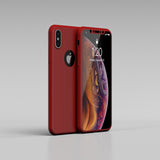 Apple iPhone XS Max 360 schwarze Hülle