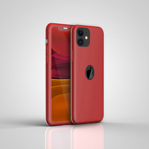 Apple iPhone 11 360 Rote Hülle